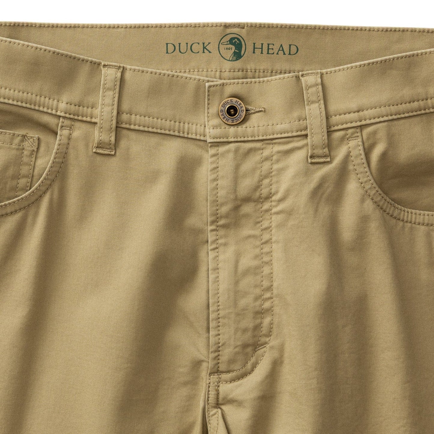 Duck Head Men's Shoreline Five-Pocket Pant in Woodland Khaki