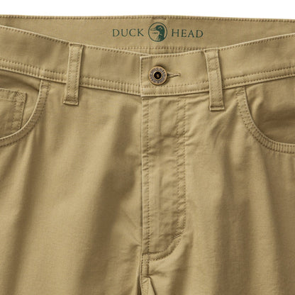 Duck Head Men's Shoreline Five-Pocket Pant in Woodland Khaki