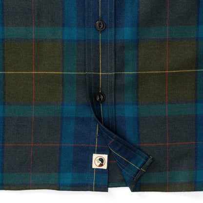 Duck Head Performance Flannel Sport Shirt Holman Plaid - Men's