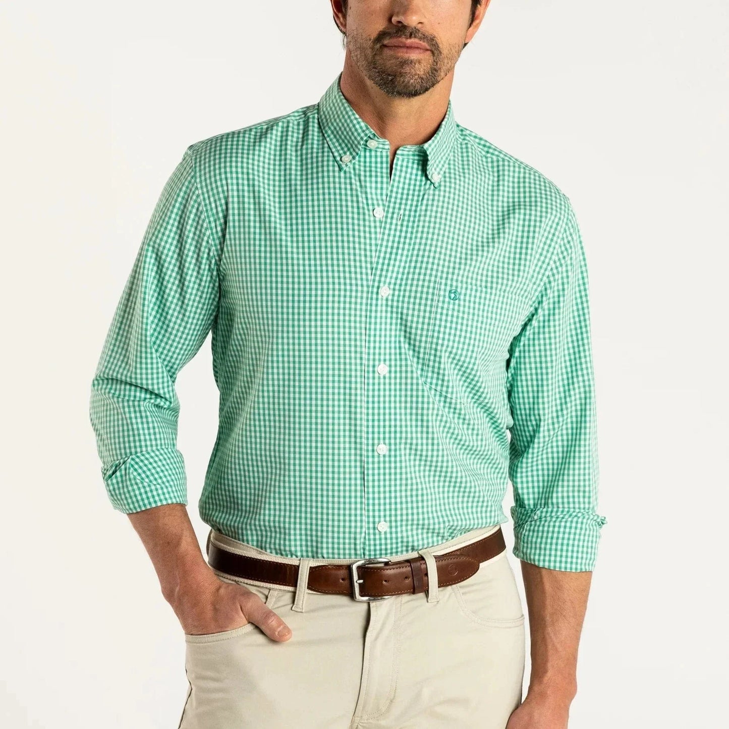 Duck Head Walton Longsleeve Performance Shirt - Men's