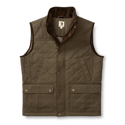 Duck Head Waxed Duck Canvas Quilted Vest - Men's