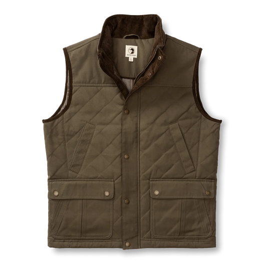 Duck Head Waxed Duck Canvas Quilted Vest - Men's