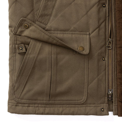 Duck Head Waxed Duck Canvas Quilted Vest - Men's