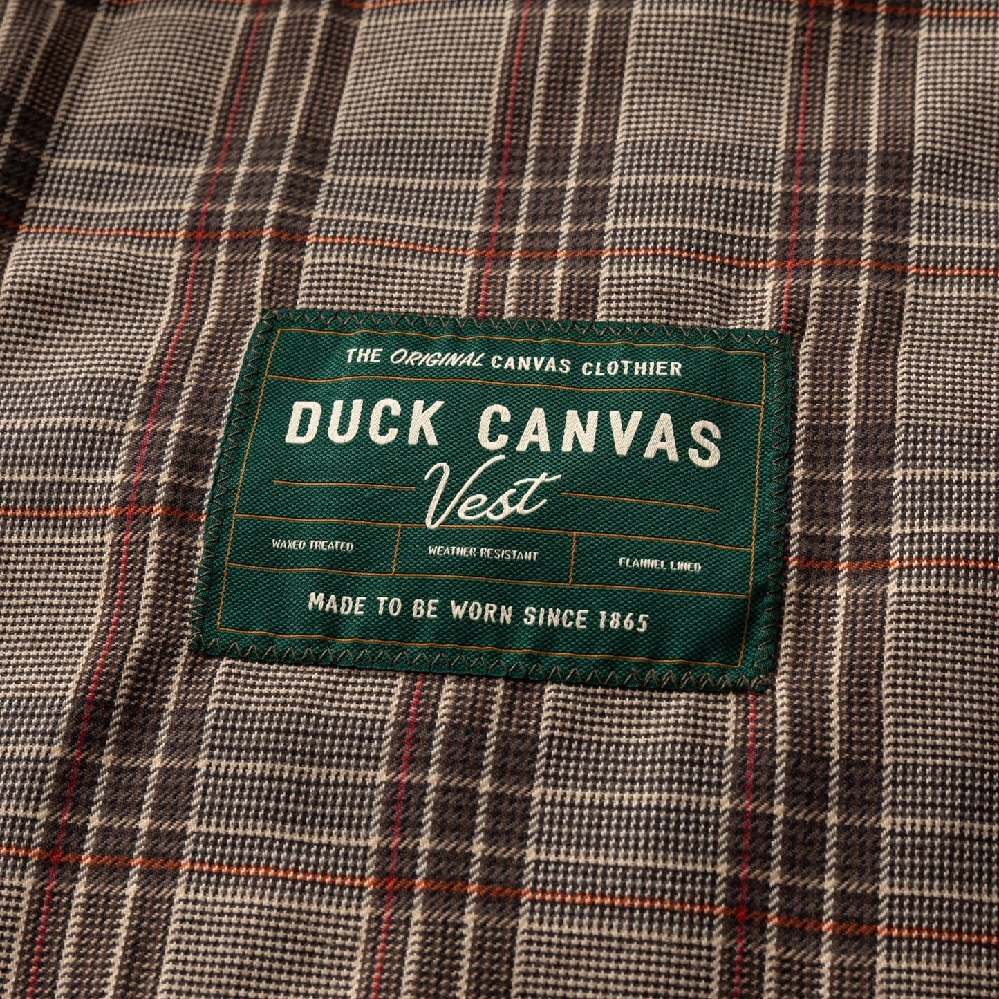 Duck Head Waxed Duck Canvas Quilted Vest - Men's