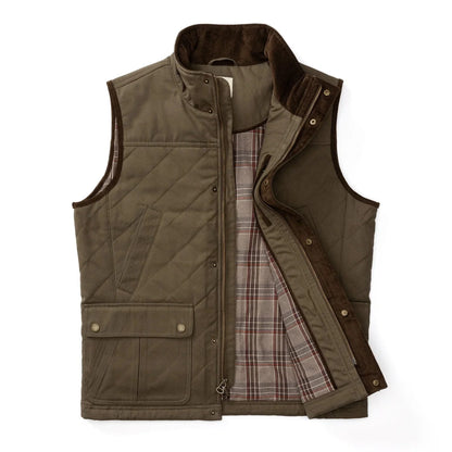 Duck Head Waxed Duck Canvas Quilted Vest - Men's
