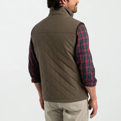 Duck Head Waxed Duck Canvas Quilted Vest - Men's