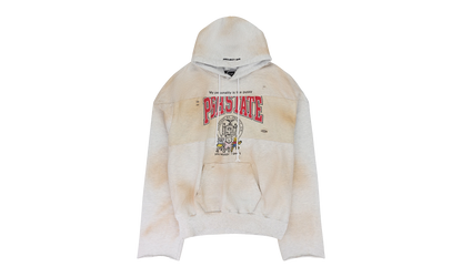 DIRTY MELANGE REWORKED SPORT HOODIE "Grey"