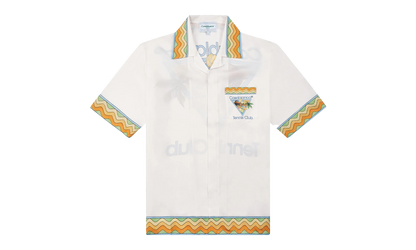Afro Cubism Tennis Club Shirt "White"