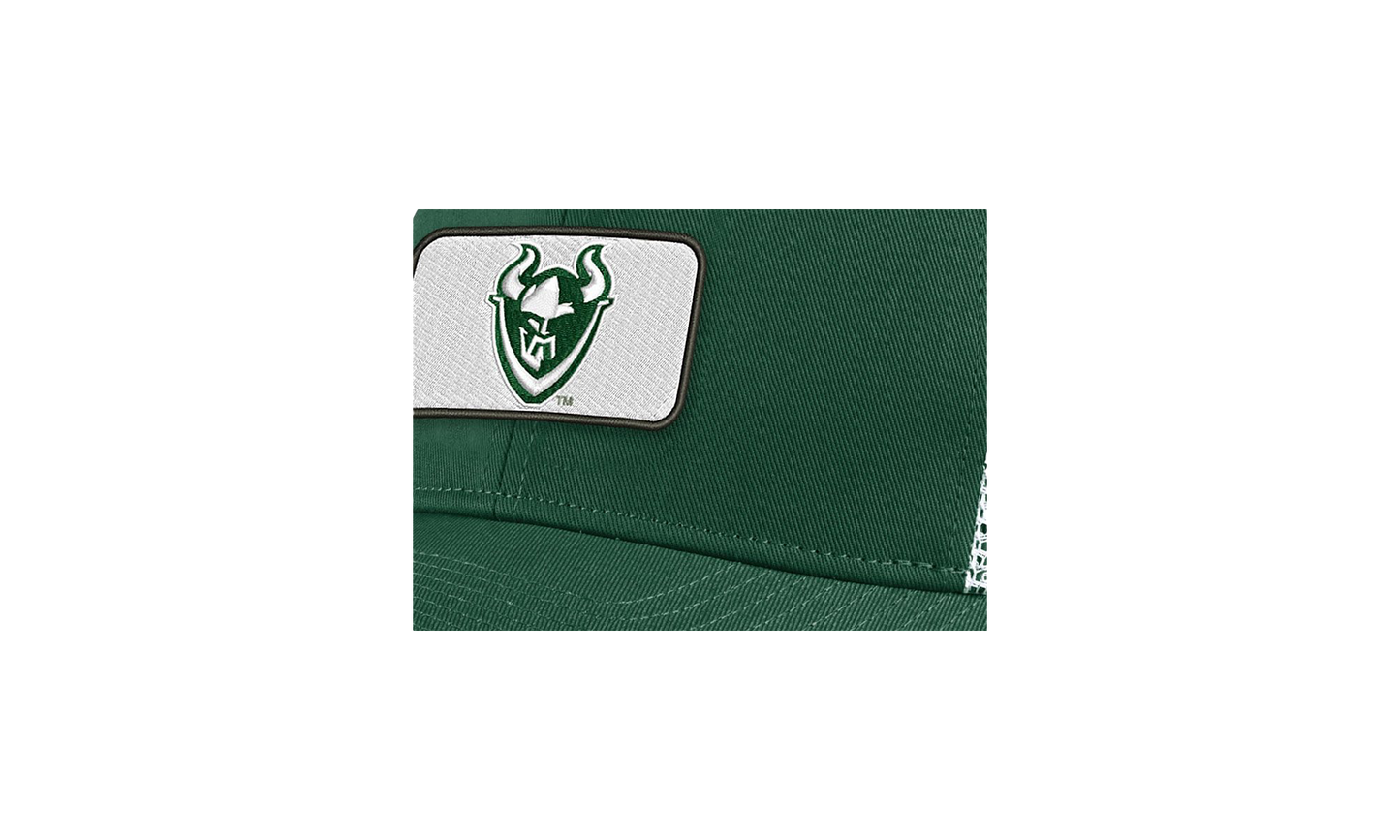 CLASSIC 99 TRUCKER SNAPBACK CAP HAT "Portland State Vikings - Gorge Green"