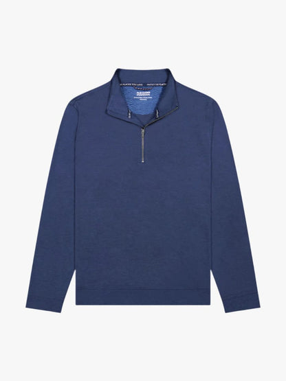 Fair Harbor Compass Quarter Zip in Navy