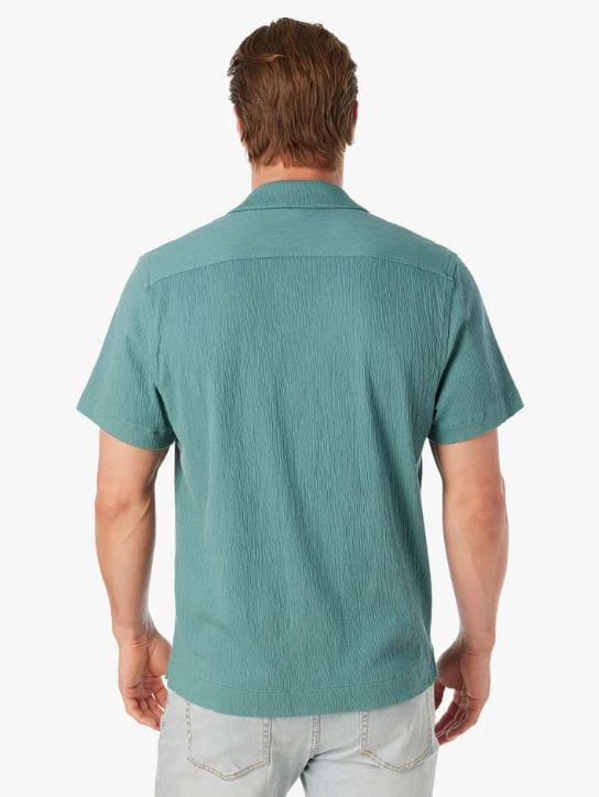 Fair Harbor Men's Babylon Camp Shirt in Sea Green