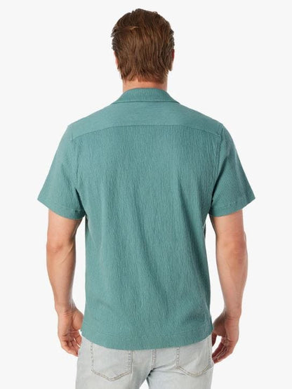 Fair Harbor Men's Babylon Camp Shirt in Sea Green