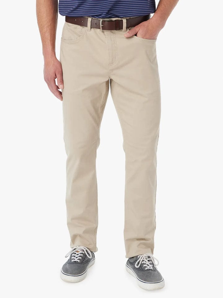 Fair Harbor Men's Horizon Stretch 5 Pocket Pant in Khaki
