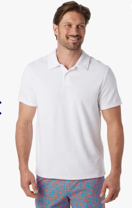 Fair Harbor Men's Ravello Terry Polo Short Sleeve