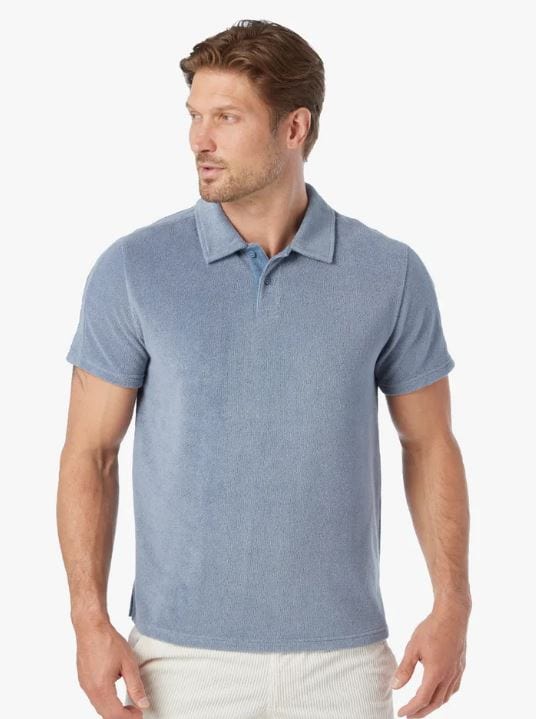Fair Harbor Men's Ravello Terry Polo Short Sleeve