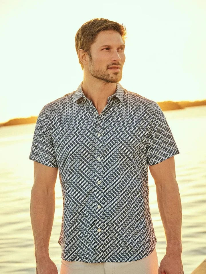 Fair Harbor Men's Windward Short Sleeve Shirt