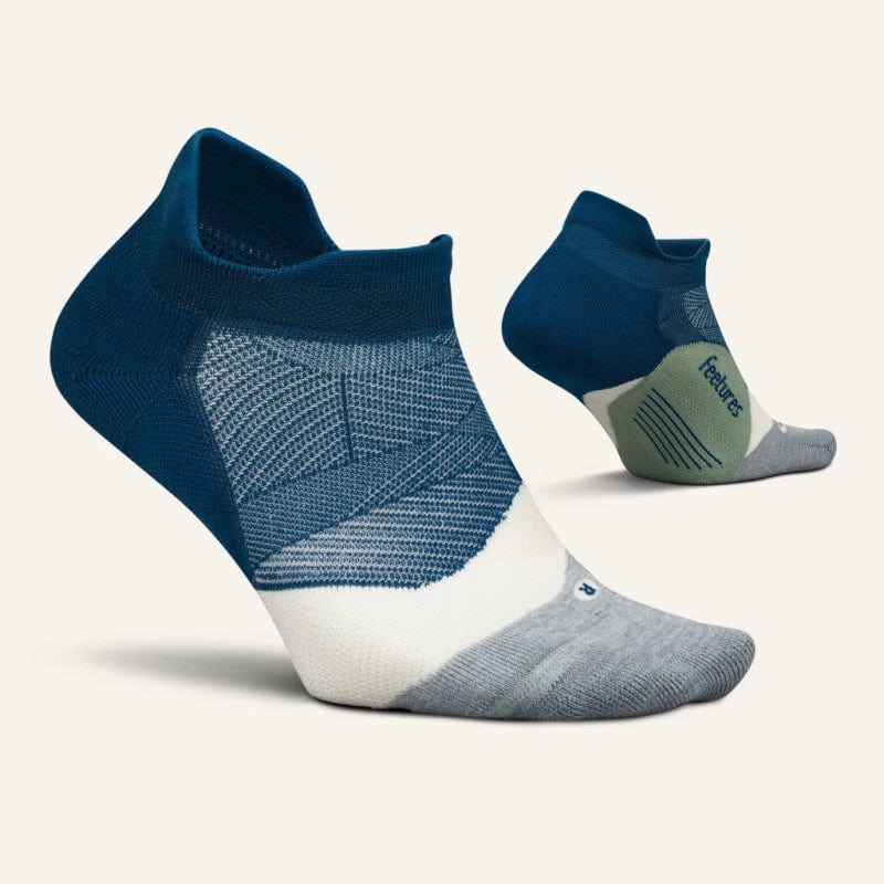 Feetures Men's Elite Light Cushion Tab in Midnight Woods