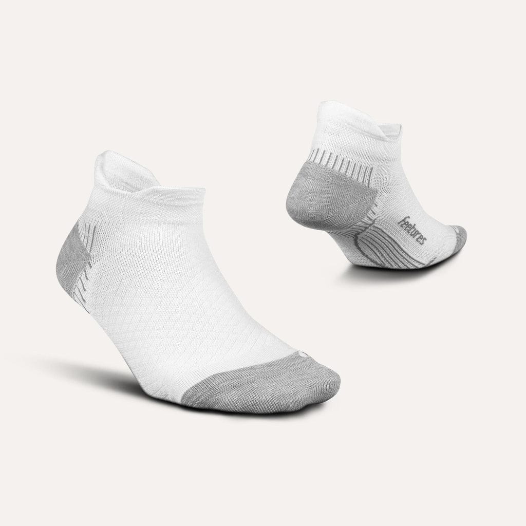 Feetures Men's Plantar Fasciitis Lt Cush Tab in White