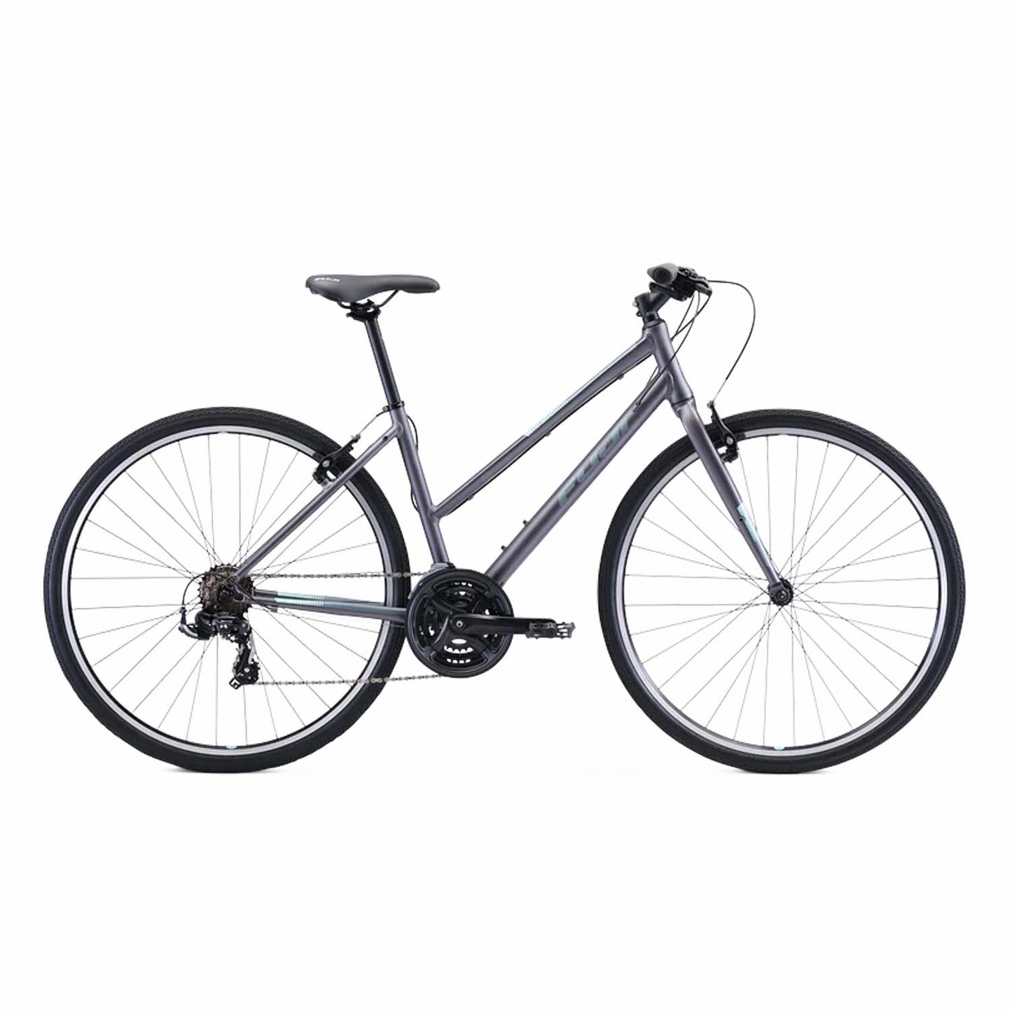 Fuji Absolute 2.1 ST, Shimano Tourney, Rim, Satin Graphite