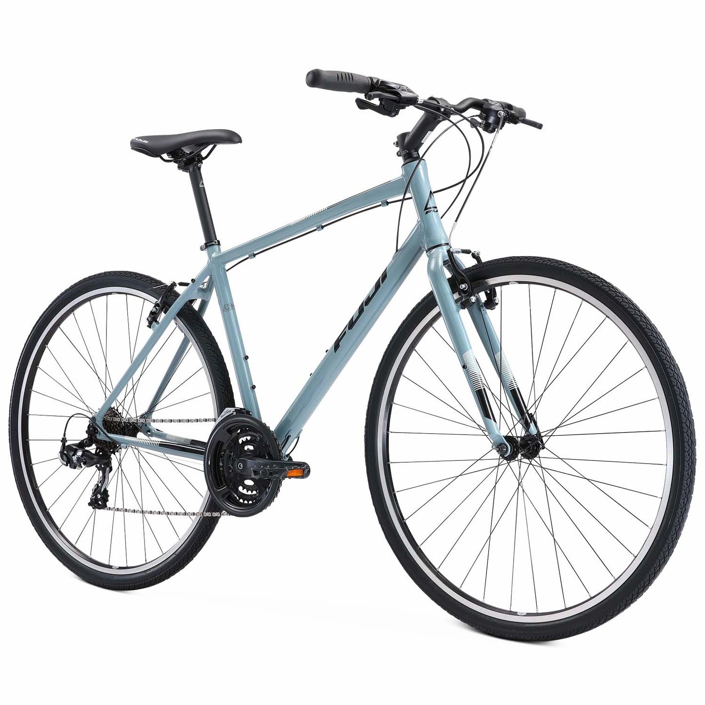 Fuji Absolute 2.1, Shimano Tourney, Rim, Cool Grey (Gray)