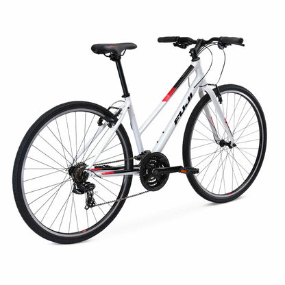 Fuji Absolute 2.1 ST, Shimano Tourney, Rim, Pearl White