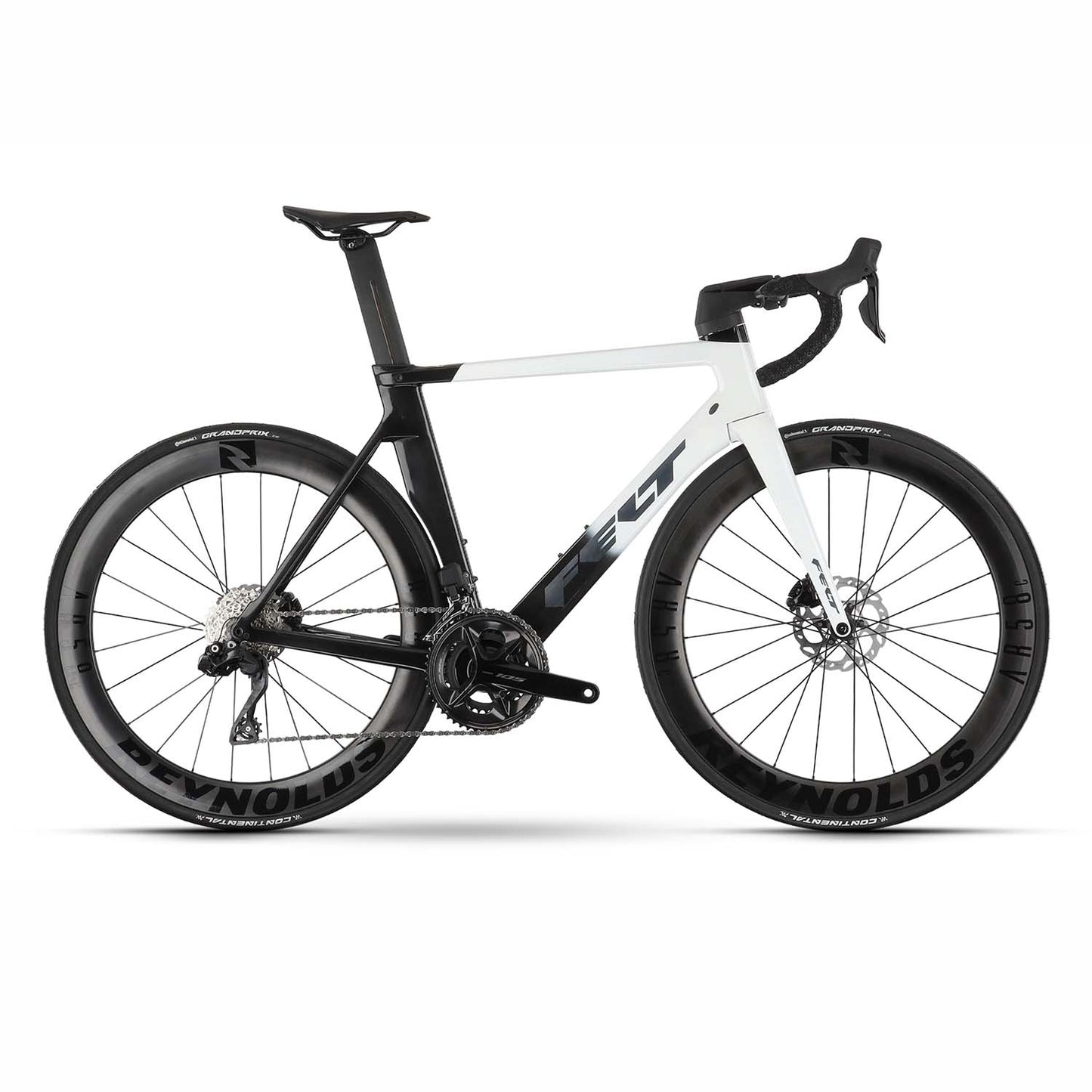 Felt AR Advanced, Shimano 105 Di2, Gloss White Brushed Pewter