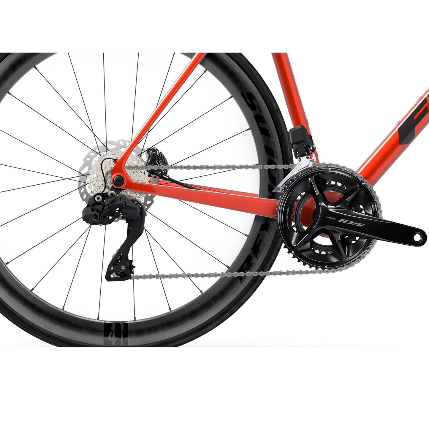 Felt FR Advanced 105 DI2, 2025 Road Bike, Fast Orange, 58cm