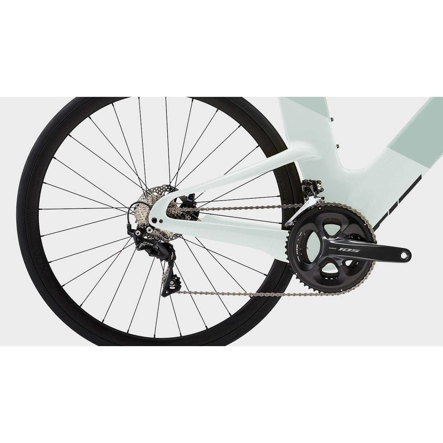 Felt IAX Advanced 105, Time Trail Bike, Sage White