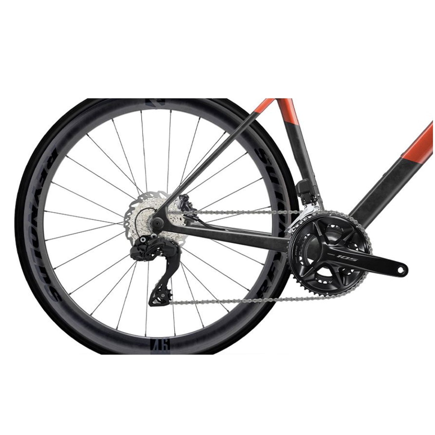 Felt VR Advance, Shimano 105 Di2, 2025, Fast Orange / Felt Black