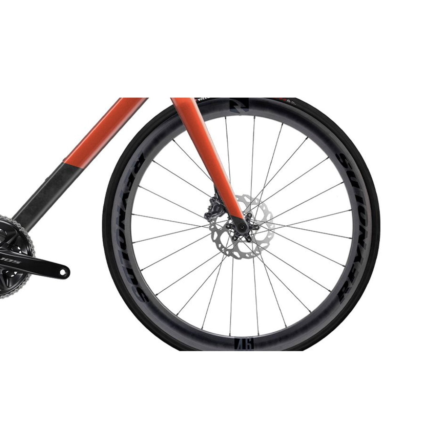 Felt VR Advance, Shimano 105 Di2, 2025, Fast Orange / Felt Black