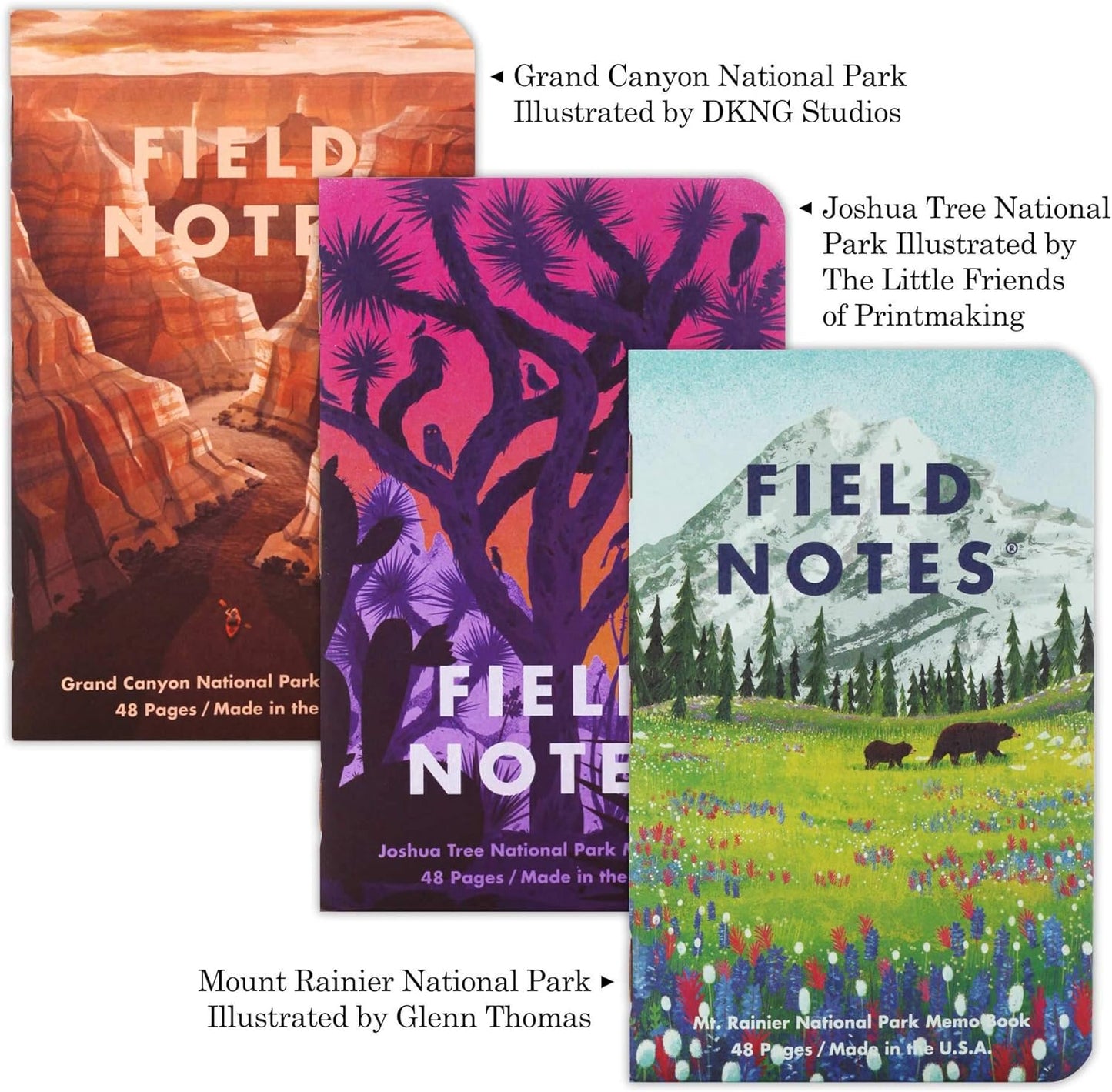 Field Notes National Parks Pack B