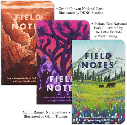 Field Notes National Parks Pack B
