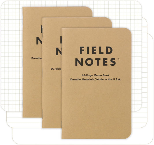 Field Notes Original Kraft Ruled 3-Pack