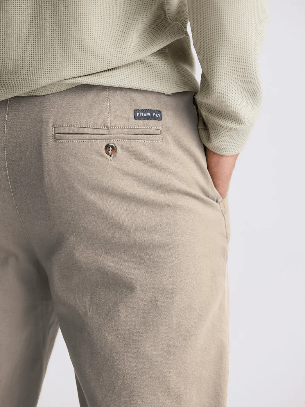 Free Fly Anchor Chino Pant in Vintage Khaki - Men's