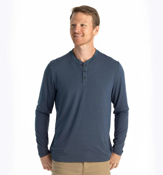 Free Fly Bamboo Flex Longsleeve Henley - Men's