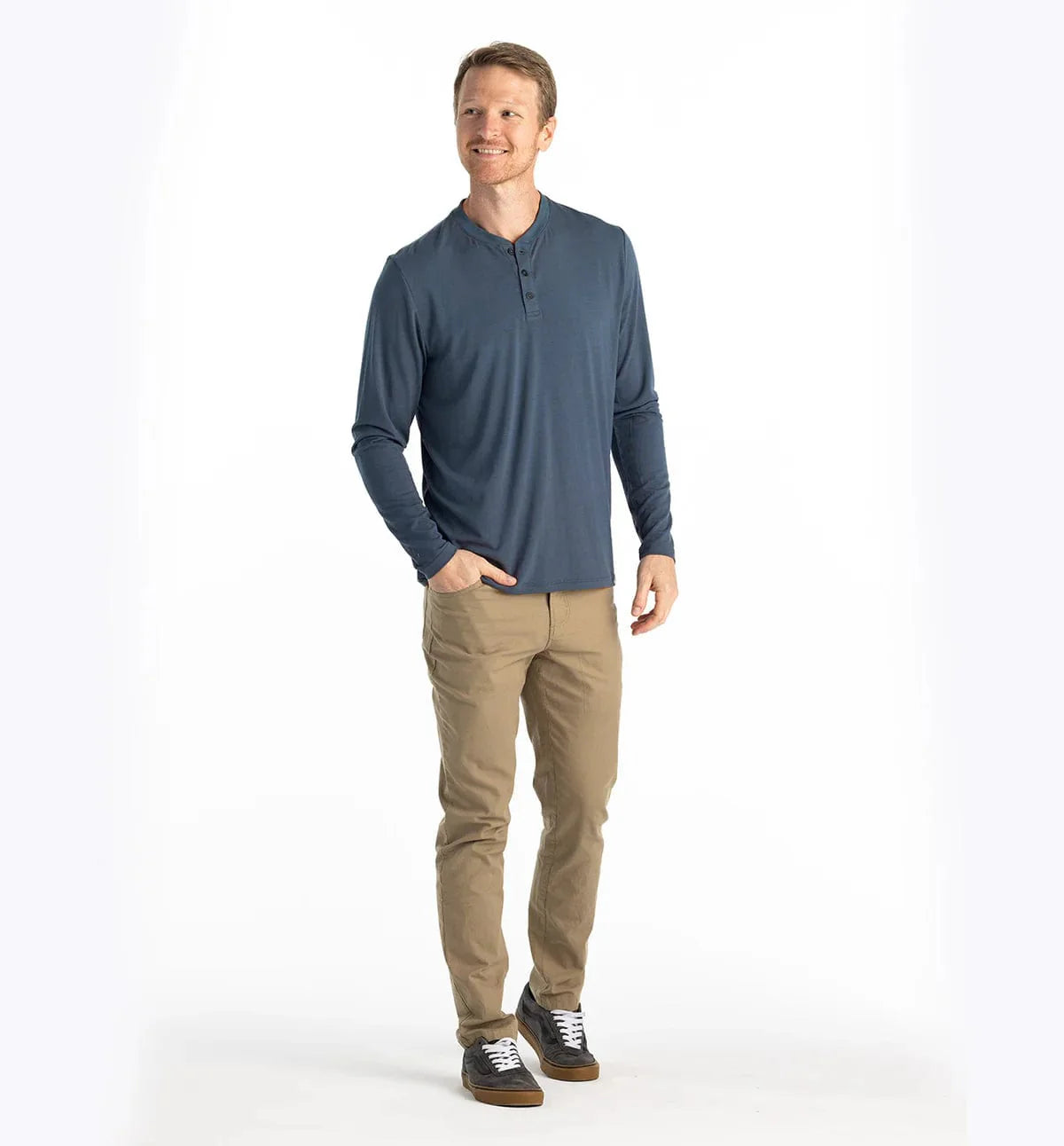 Free Fly Bamboo Flex Longsleeve Henley - Men's