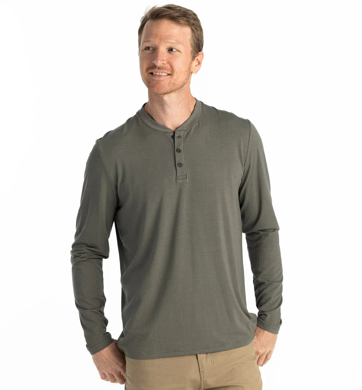Free Fly Bamboo Flex Longsleeve Henley - Men's