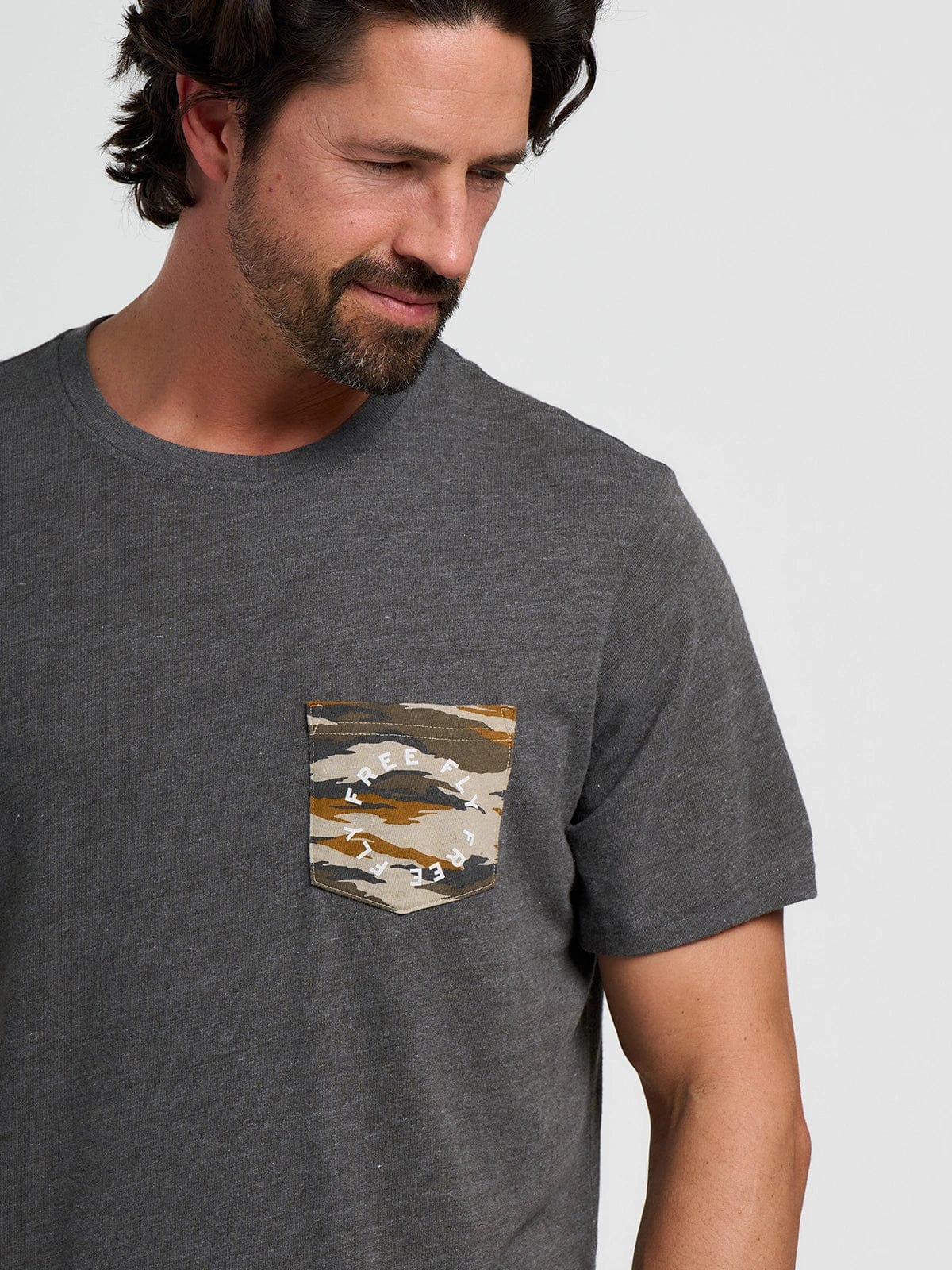 Free Fly Camo Redfish Pocket Tee