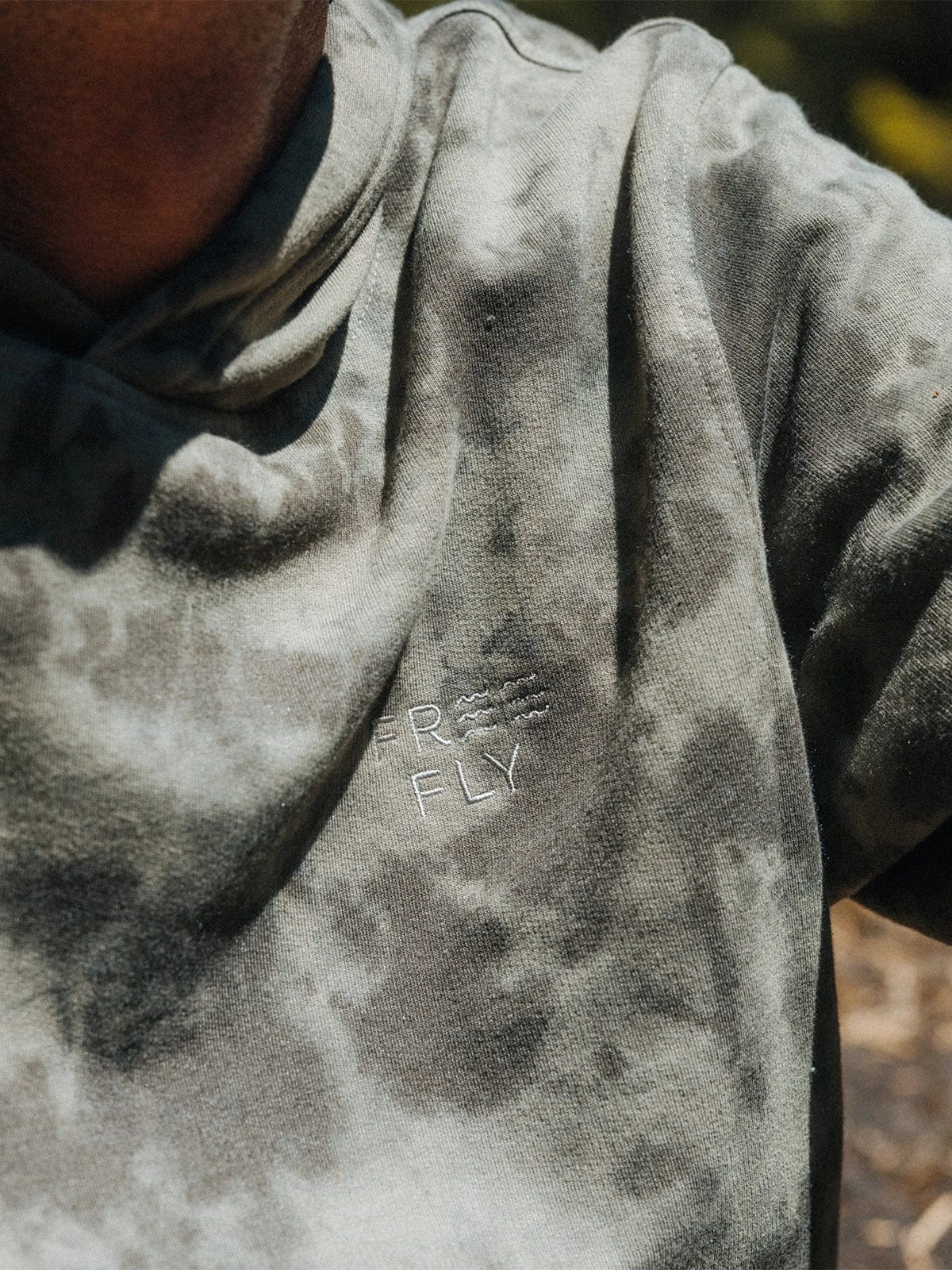 Free Fly Embroidered Logo Fleece Hoodie - Men's