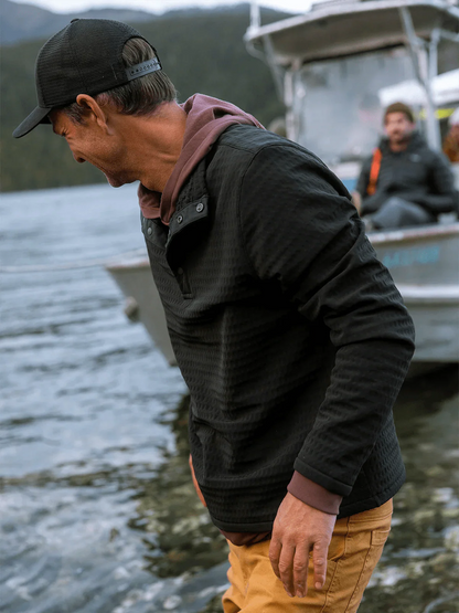 Free Fly Gridback Fleece Snap Pullover - Men's