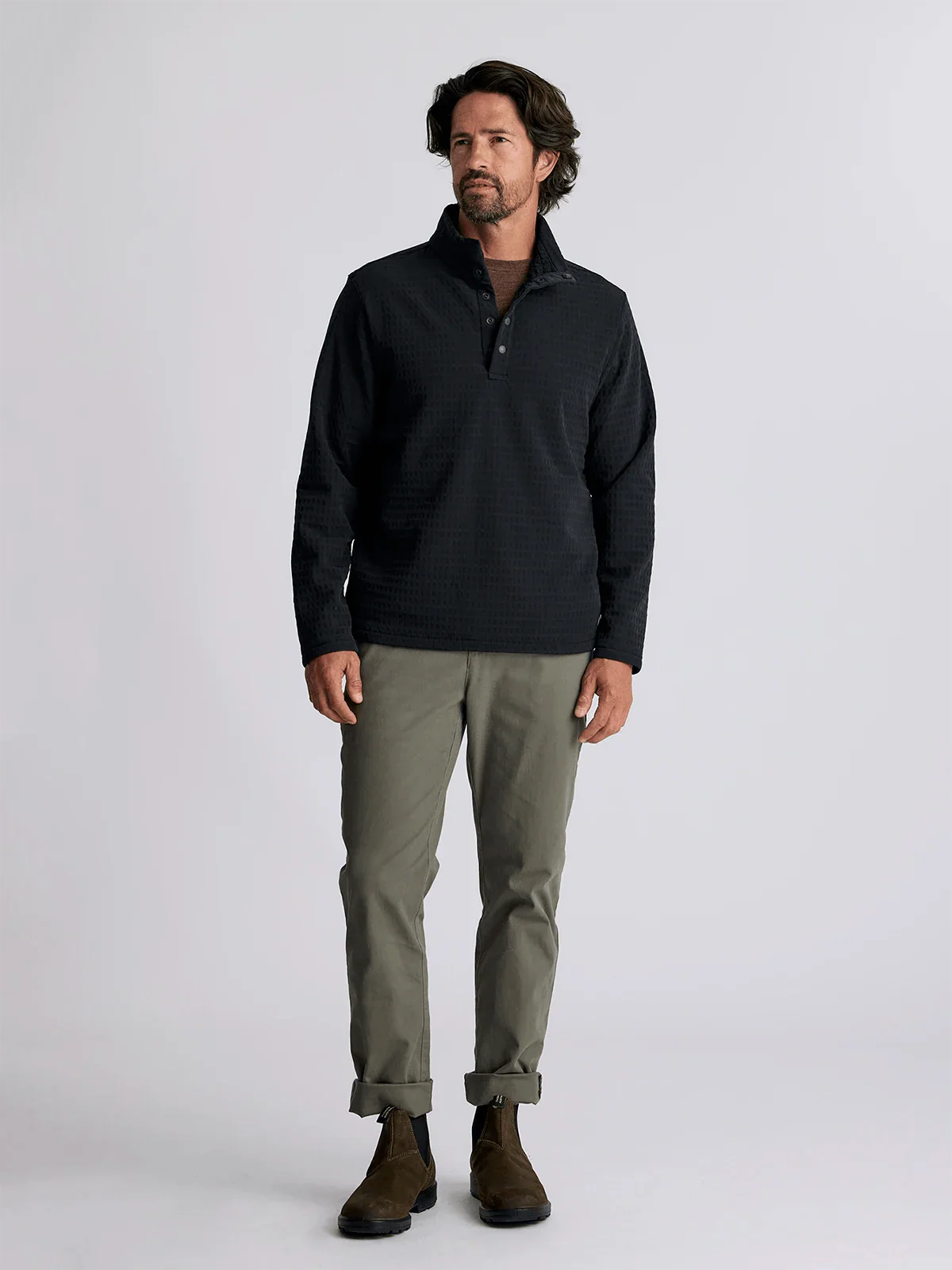 Free Fly Gridback Fleece Snap Pullover - Men's