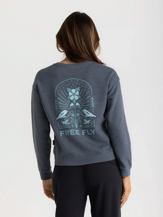 Free Fly Mellow Meadow Crew - Women's