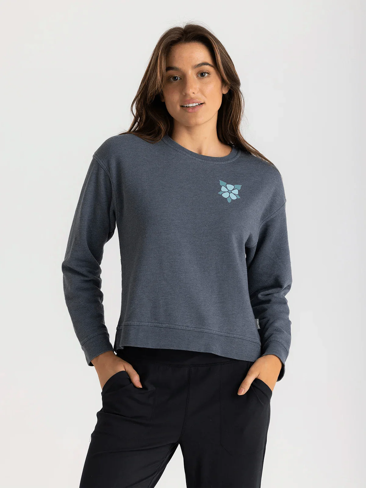 Free Fly Mellow Meadow Crew - Women's