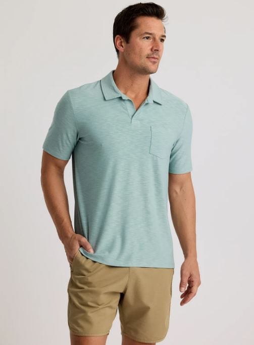 Free Fly Men's Bamboo Slub Polo II