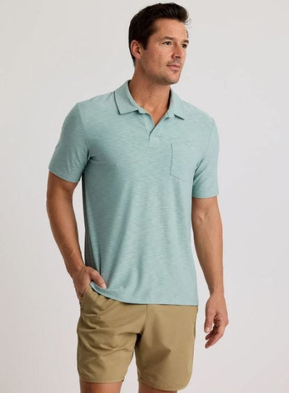 Free Fly Men's Bamboo Slub Polo II