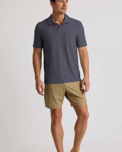 Free Fly Men's Bamboo Slub Polo II