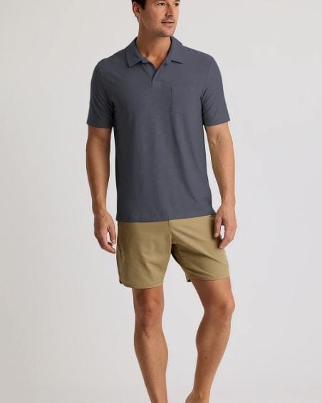 Free Fly Men's Bamboo Slub Polo II
