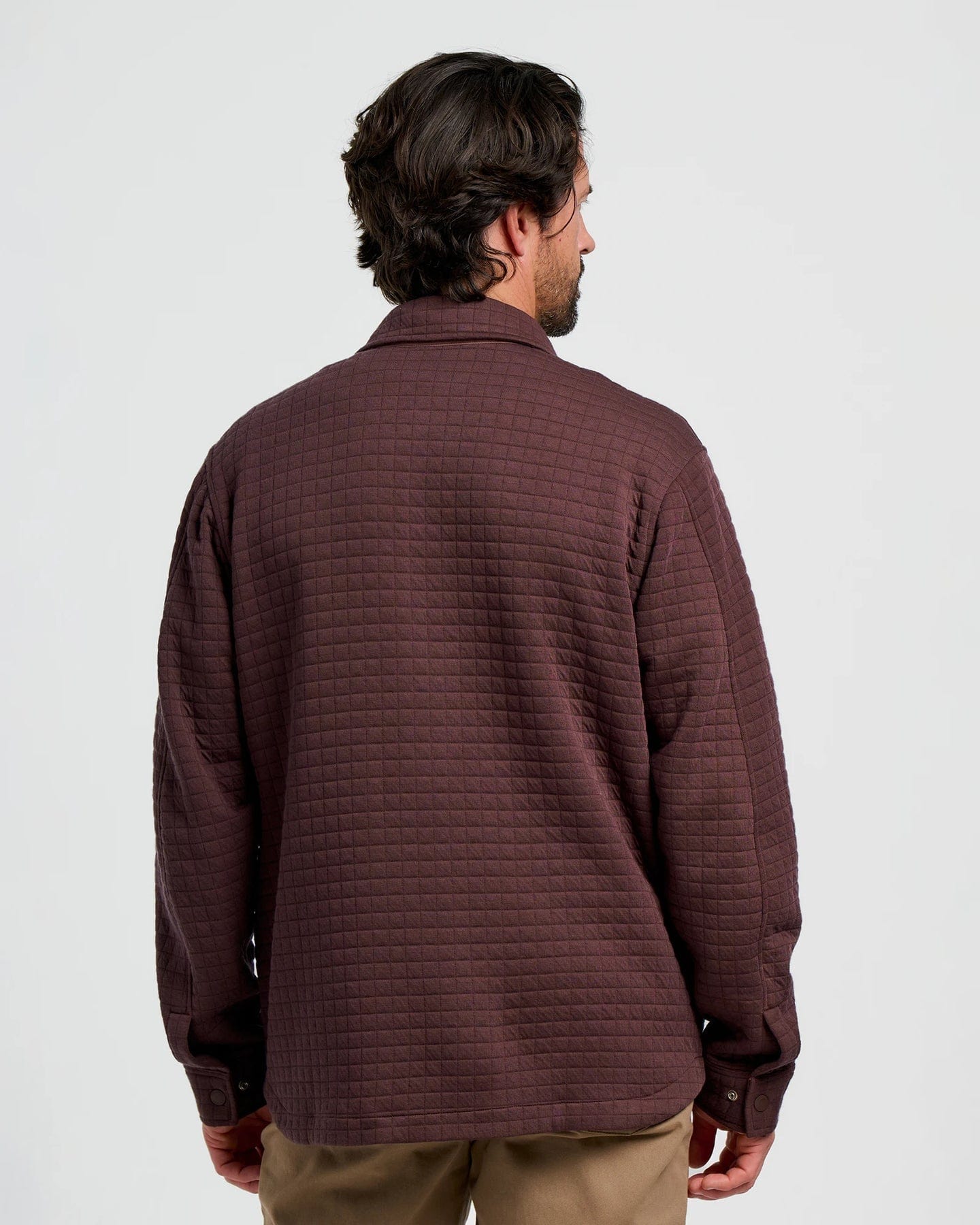 Free Fly Men's Downvalley Overshirt in Chestnut