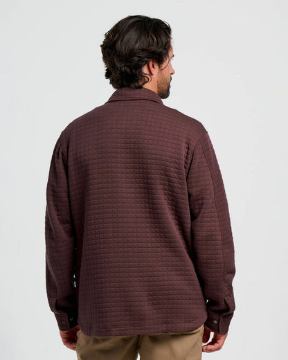 Free Fly Men's Downvalley Overshirt in Chestnut