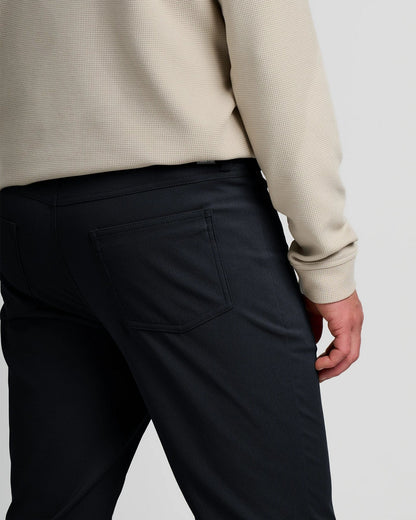 Free Fly Men's Passage 5 Pocket Pant in Black Sand